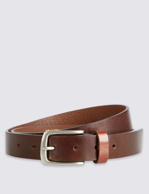 Made in the UK Brown Leather Belt